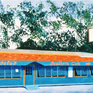 Paintings by Leslie Heffron, "Bobalu's Southern Cafe"
